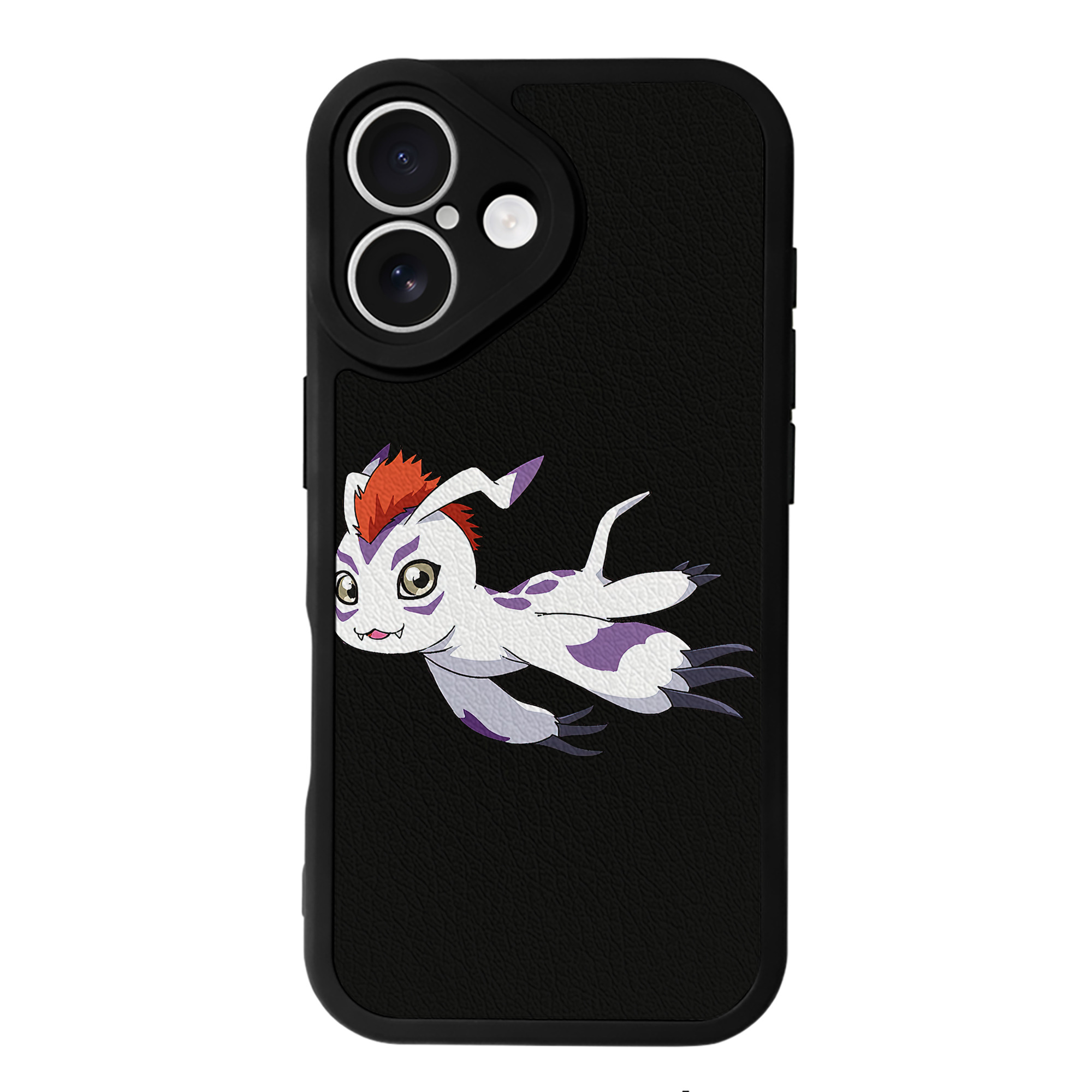 （画像用） Digimon デジタルモンスター/デジモン 【iPhone 16シリーズ対応】シリコンスマホケース（レザー調） 材質：シリコン